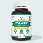 NutriPulse Spiruline 500mg Superfood Riche en Vitamines – Énergie, Vitalité & Éclat de Peau – 120 Comprimés