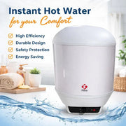 Fitco Chauffe-eau électrique 50 Litres à accumulation 1980 W, FEWH-50CM - Justyol