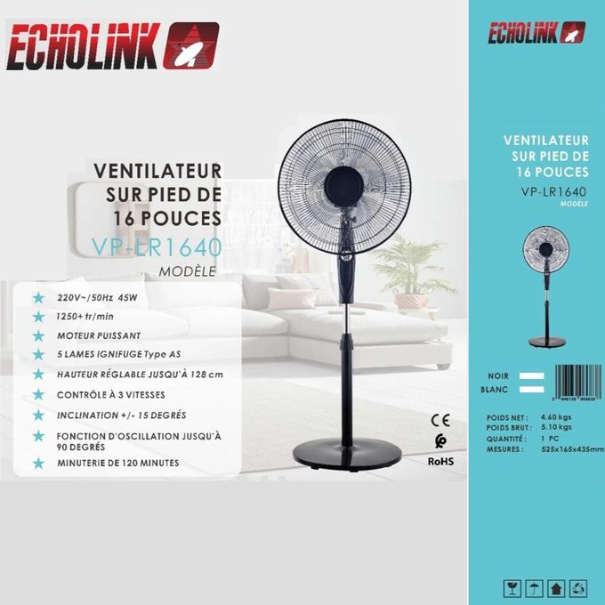 Ventilateur colonne, design moderne, commandes pratiques et ventilation homogène. Digitronics