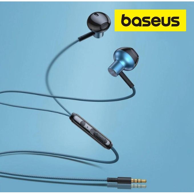 Baseus Encok H19 Écouteurs Filaires Jack 3.5mm avec Micro