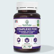 NutriPulse Chardon Marie 300mg - Complexe Silymarin Soutien Digestif & Détox du Foie 90 Gélules