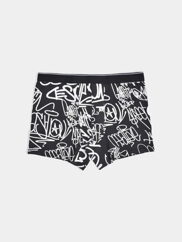 Boxer Homme à Imprimé Graffiti – Style Urbain - BOX26GBCA99493TM1