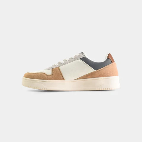 Baskets Homme à Lacets avec Empiècements Contrastés - SHO25GSFL25634TM1