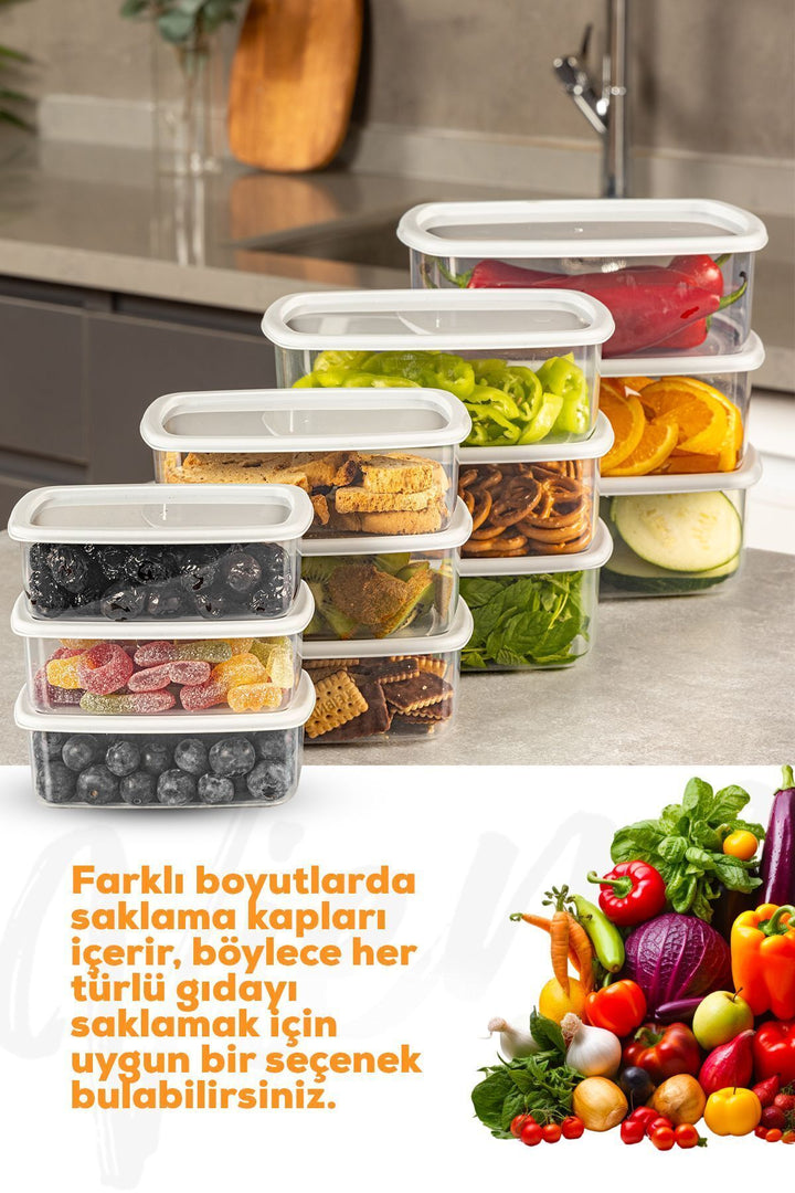 Set de Boîtes de Conservation Hermétiques en Plastique – Sans BPA