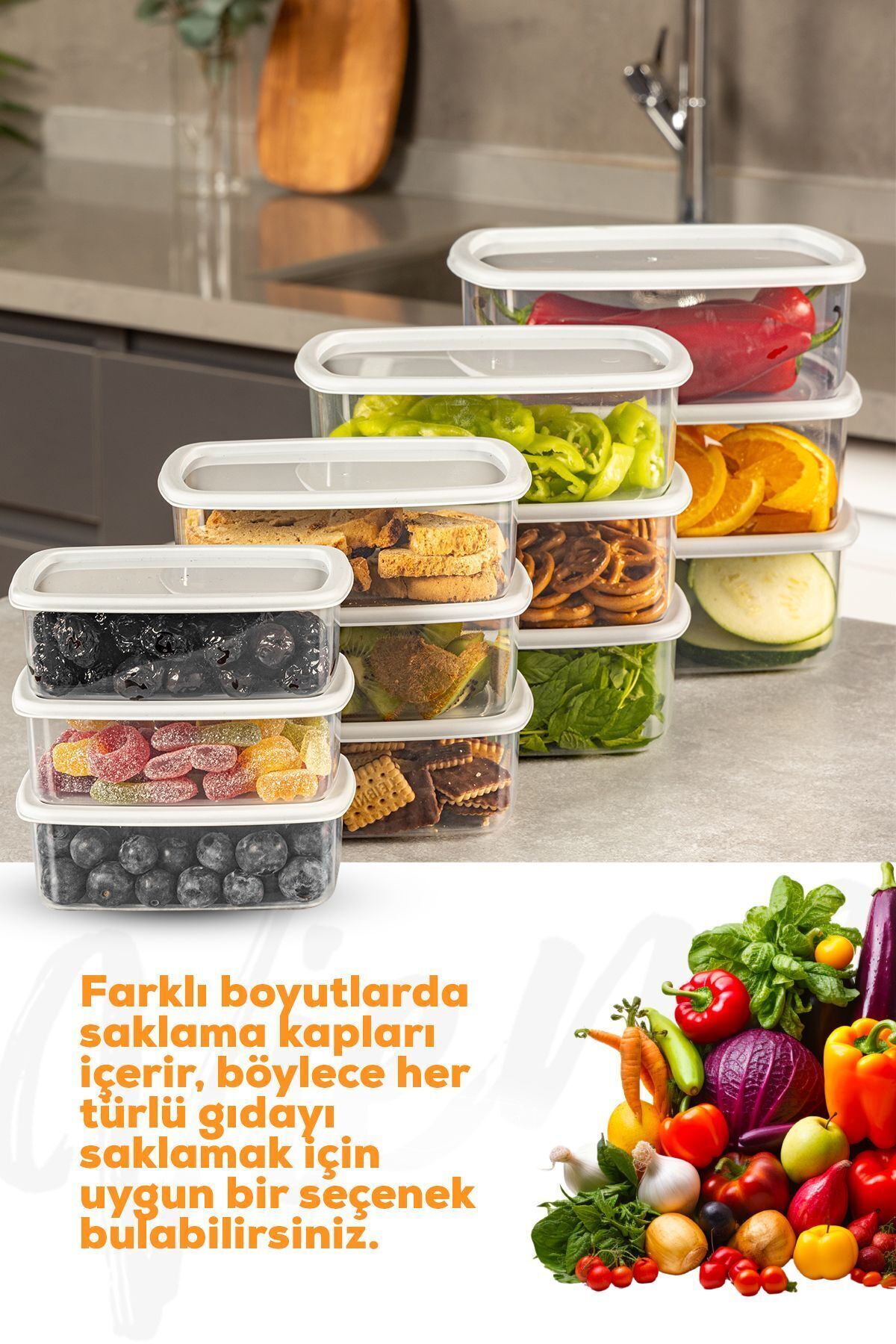 Set de Boîtes de Conservation Hermétiques en Plastique – Sans BPA