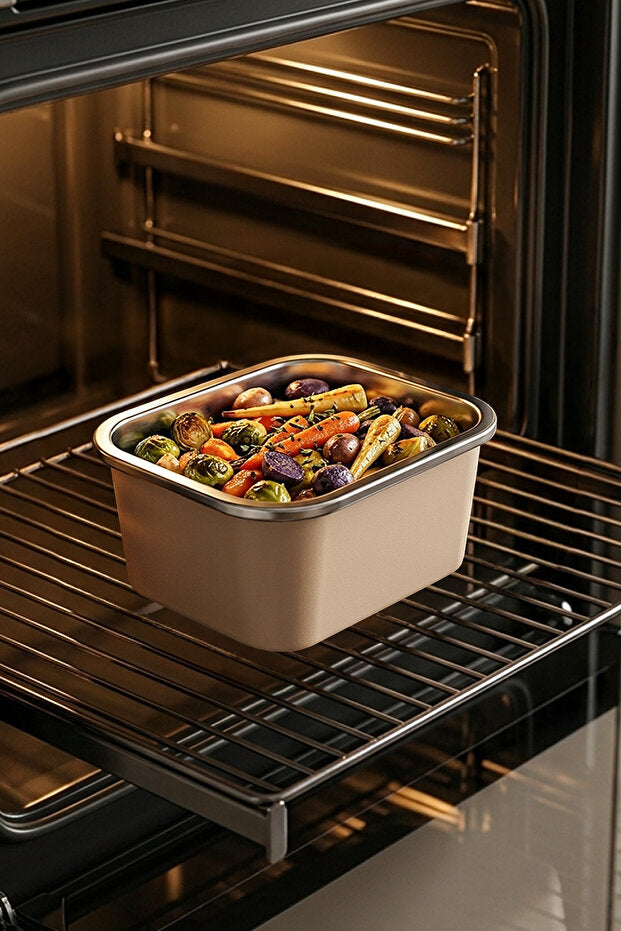 Boîte de Conservation Sous Vide en Inox 304 – 500 ml | Contenant Alimentaire avec Couvercle