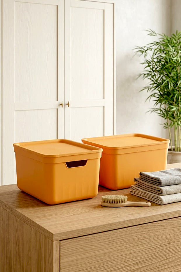 Kitchen Life Gustavo Lot de 2 Boîtes de Rangement 17 L