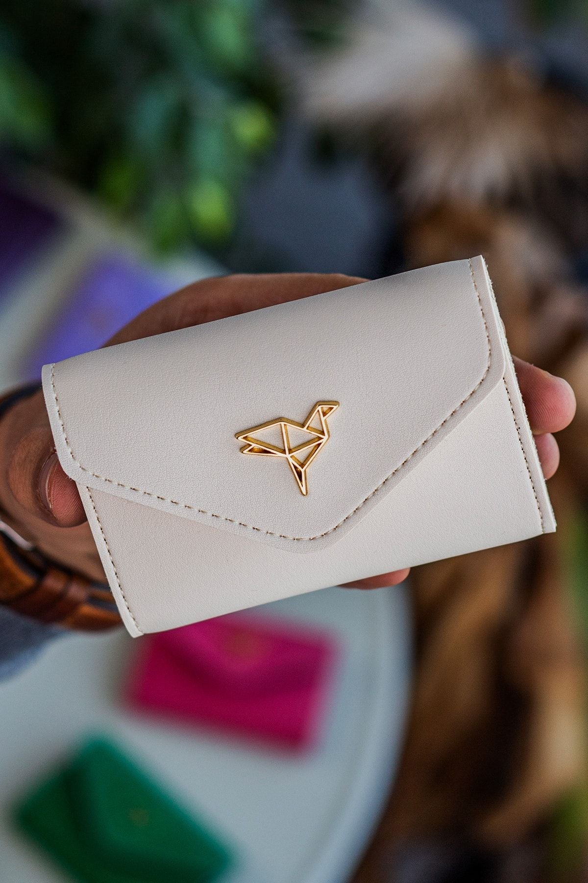 Lviv Vegan Deri Akordiyon Kadın Cüzdan Kartlık - Justyol