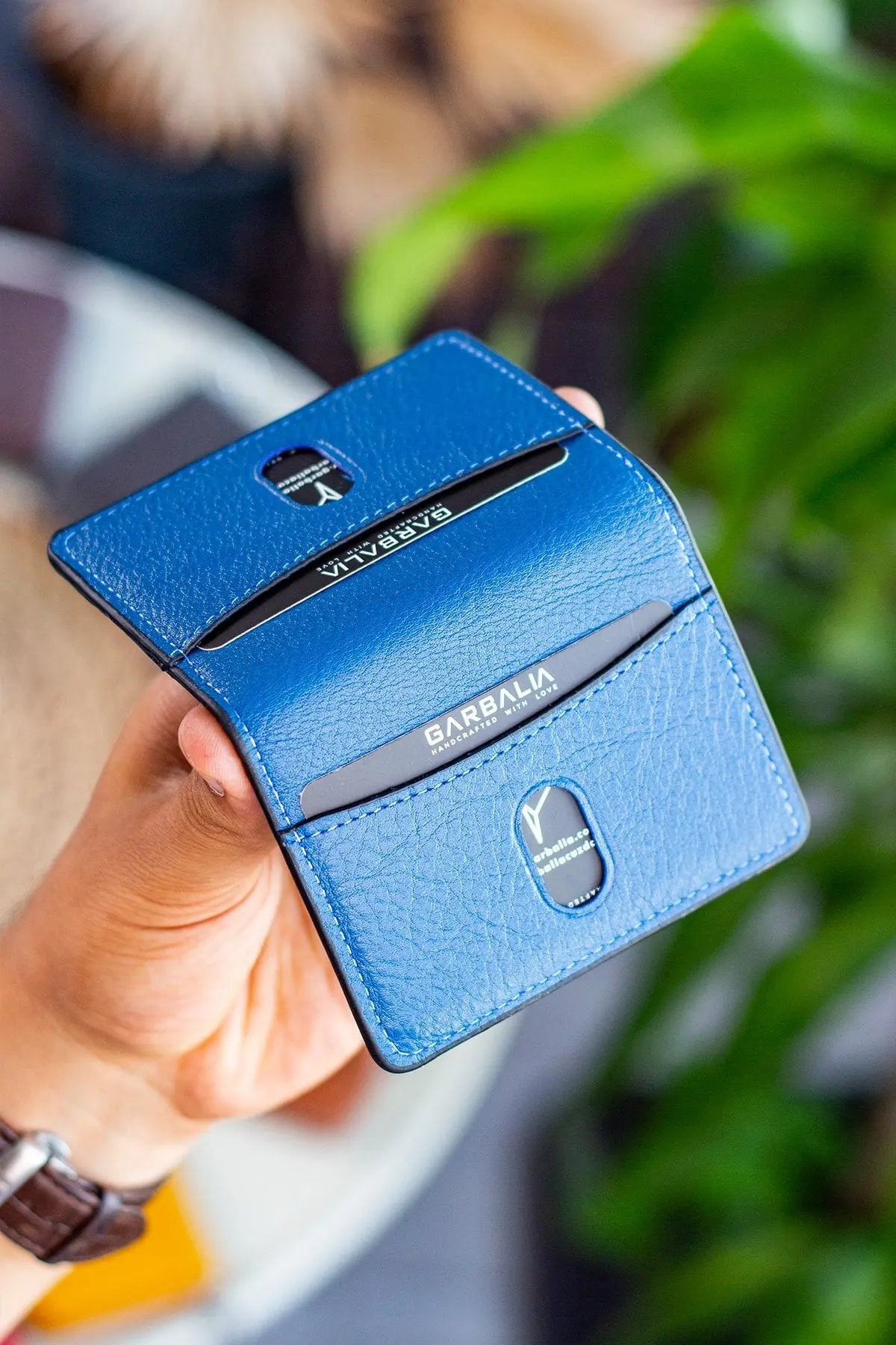 Nahita Hakiki Deri Slim Crazy Taba Kartlık Cüzdan - Justyol