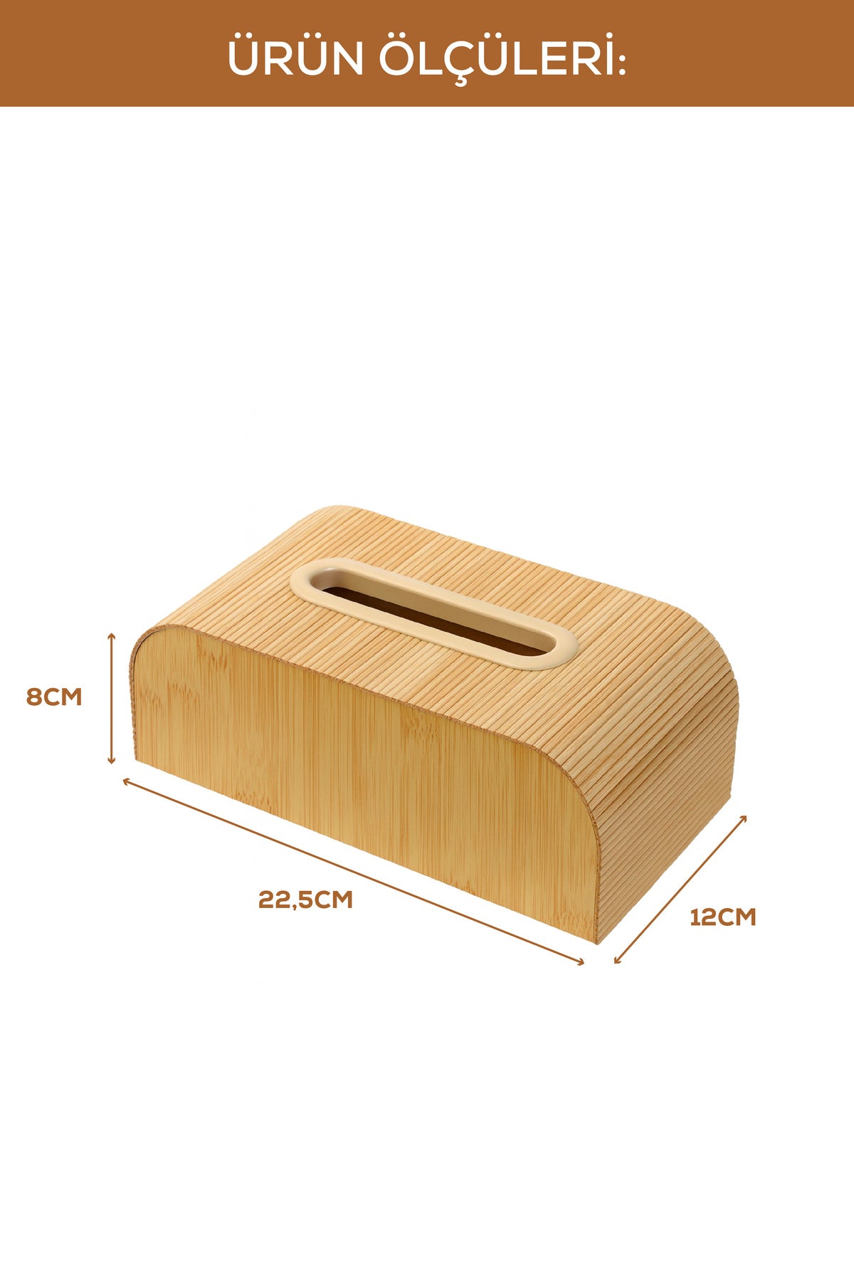 Boîte à Mouchoirs Rectangulaire en Bois – Porte-Mouchoirs Décoratif AMS1118