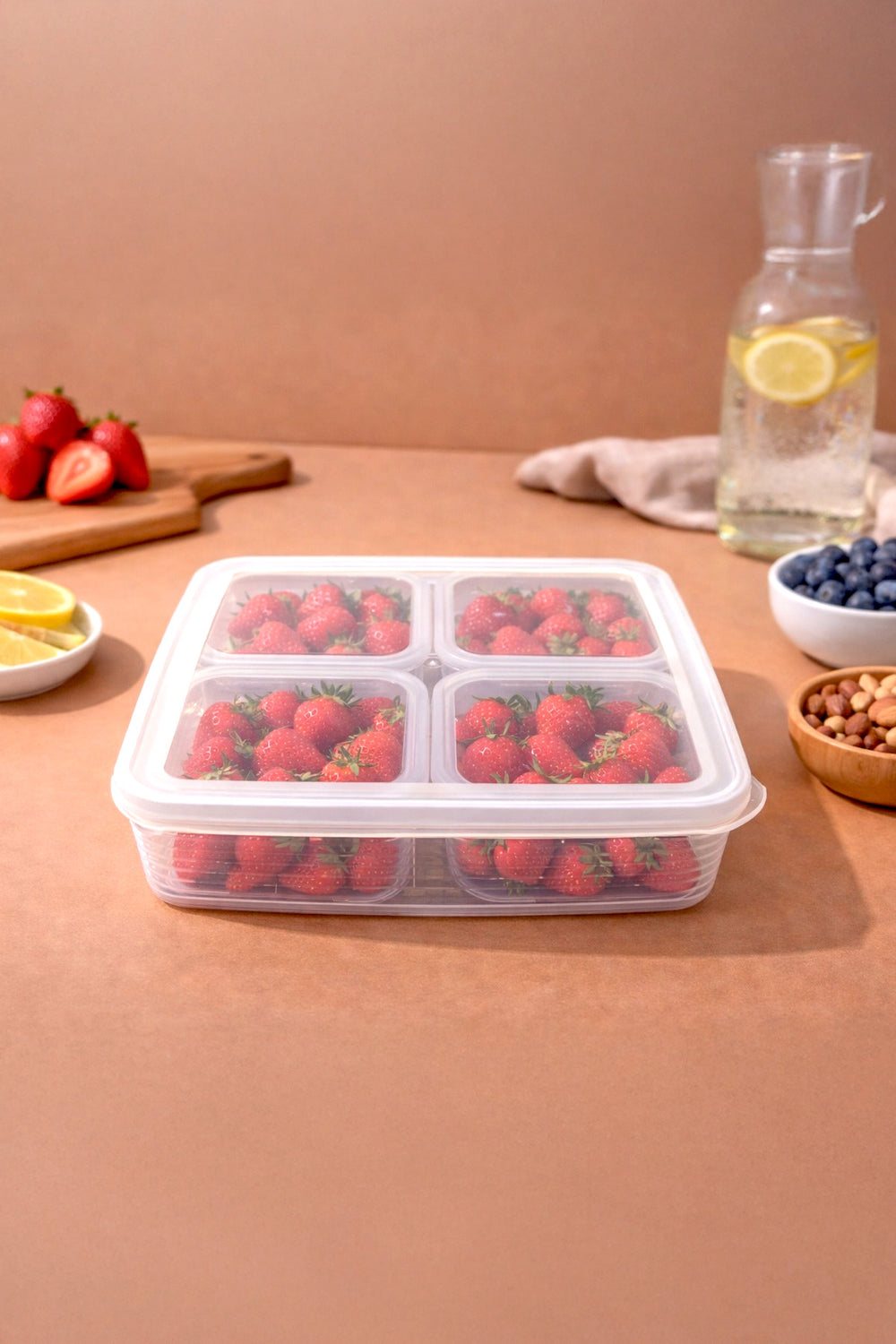 Lot de 2 Boîtes Petit-Déjeuner 4+1 Compartiments