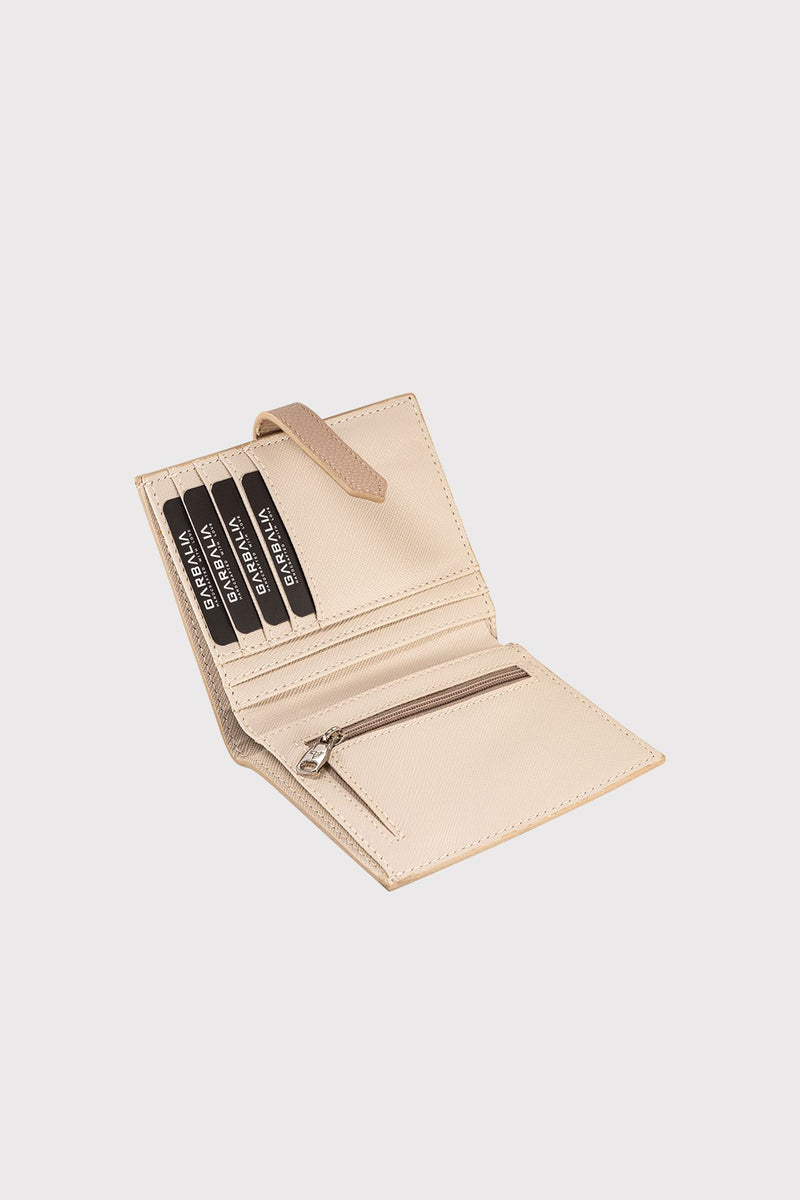 Porte-cartes femme zippé avec porte-monnaie et fermeture à sangle – Helsinki