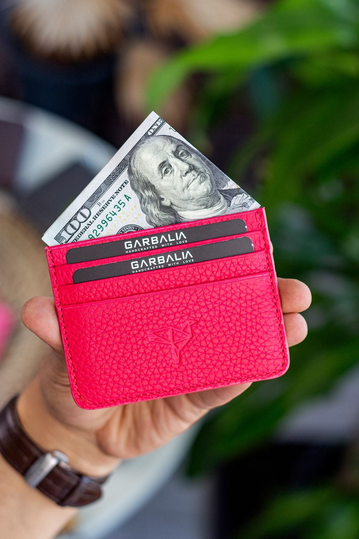 Cape Hakiki Deri Örgü Desenli Ince Unisex Siyah Kartlık - Justyol