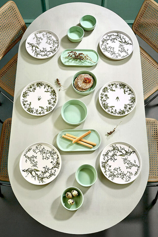 Service Petit-Déjeuner Ivy 14 Pièces en Céramique