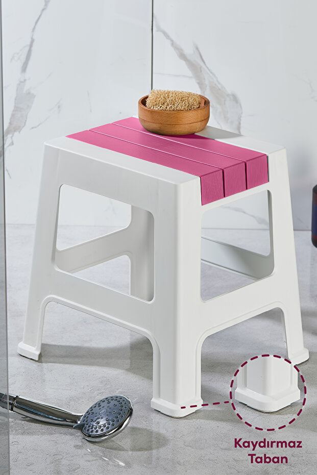 Petit Tabouret en Plastique Antidérapant – Tabouret Multifonction Compact