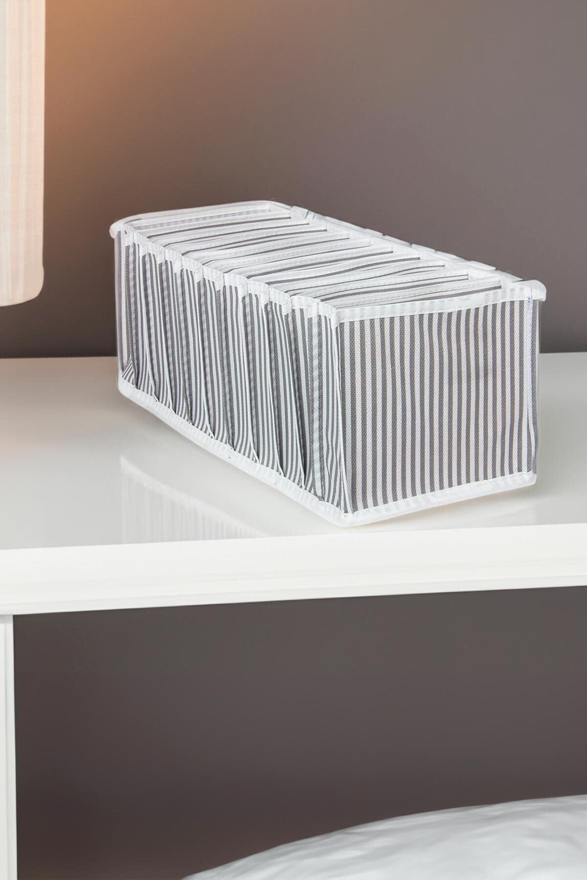 Organiseur accordéon - Taille M (43 x 15 x 14 cm) – Rangement pratique avec 10 compartiments
