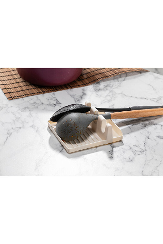 Support pour Cuillère et Couvercle de Casserole – Repose-Ustensiles de Cuisine