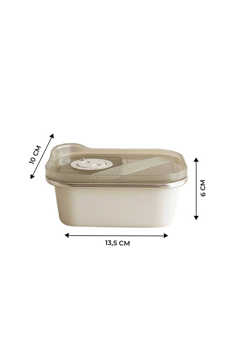 Boîte de Conservation Sous Vide en Inox 304 – 300 ml | Contenant Alimentaire avec Couvercle