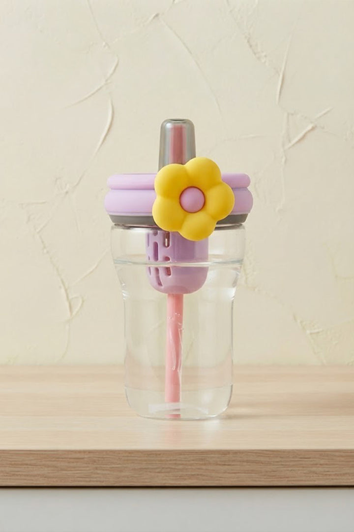 Gourde Détox avec Paille et Filtre Anti-Fuite 600 ml