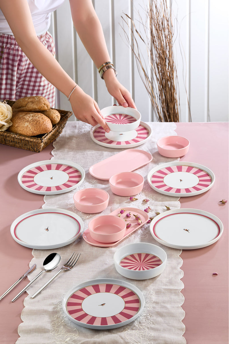 Service Petit-Déjeuner Lovely Birds 14 Pièces pour 6 Personnes