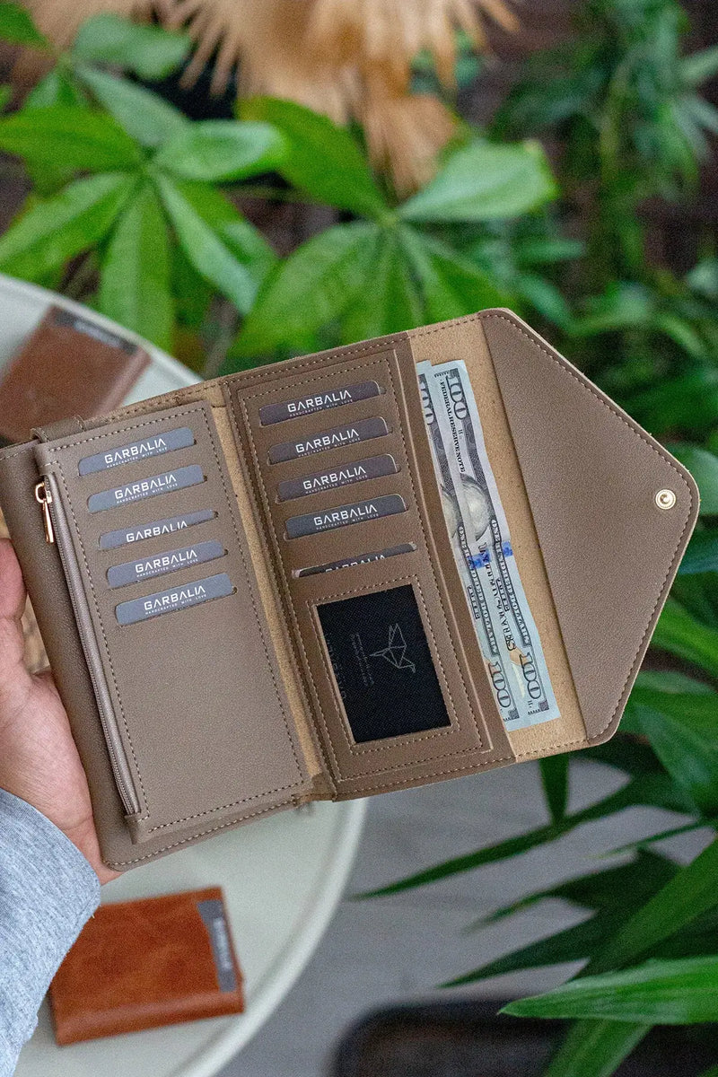 Enveloppe Téléphone et Boîtes de Pièces - Cuir Synthétique, Design Élégant et Pratique
