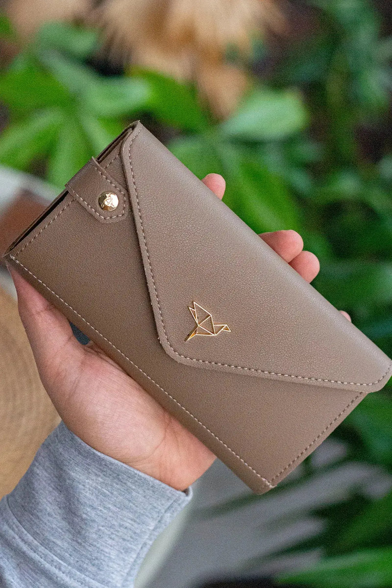 Enveloppe Téléphone et Boîtes de Pièces - Cuir Synthétique, Design Élégant et Pratique