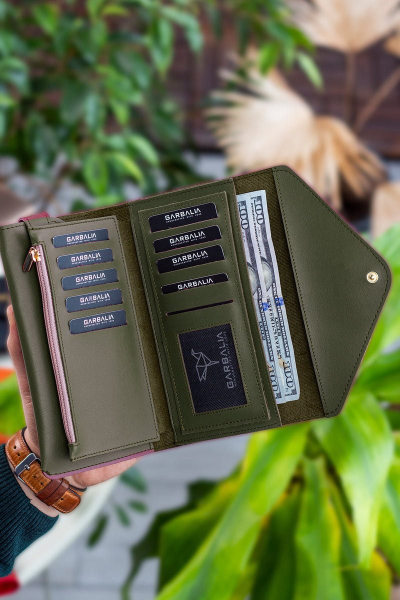 Enveloppe Téléphone et Boîtes de Pièces - Cuir Synthétique, Design Élégant et Pratique