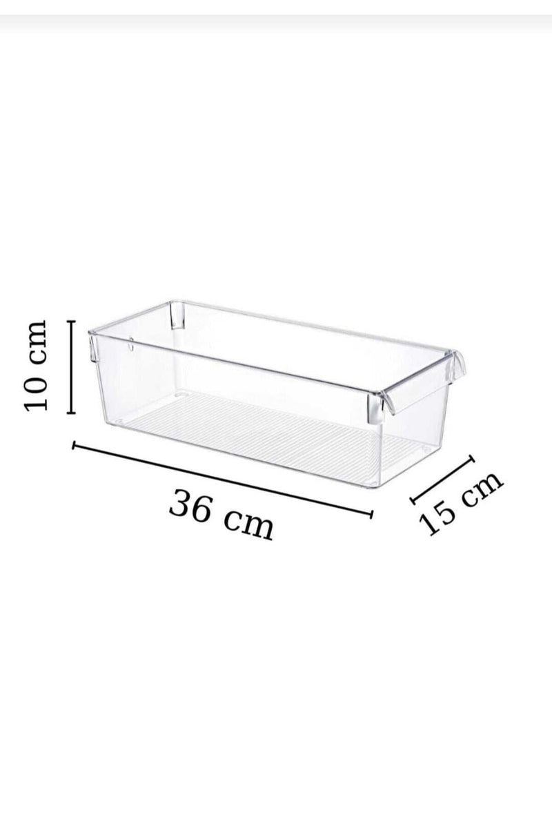 Organisateur Maxi Transparent pour Réfrigérateur & Armoire - 3 Pièces