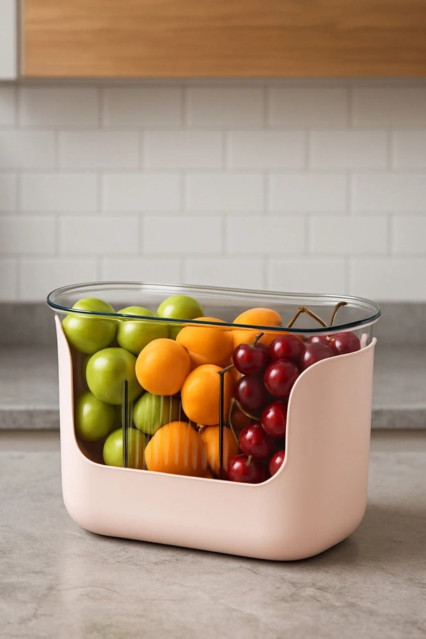 Organisateur de Cuisine 3 Compartiments avec Couvercle