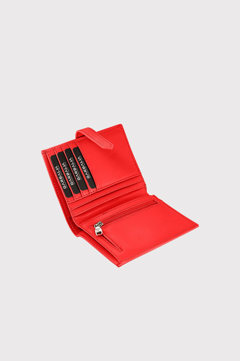 Porte-cartes femme zippé avec porte-monnaie et fermeture à sangle – Helsinki