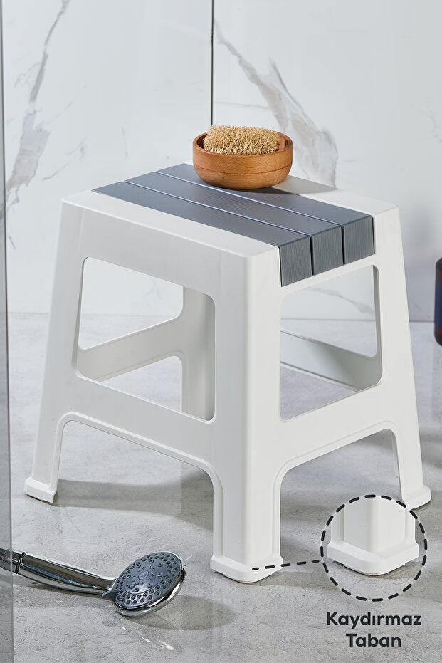 Petit Tabouret en Plastique Antidérapant – Tabouret Multifonction Compact