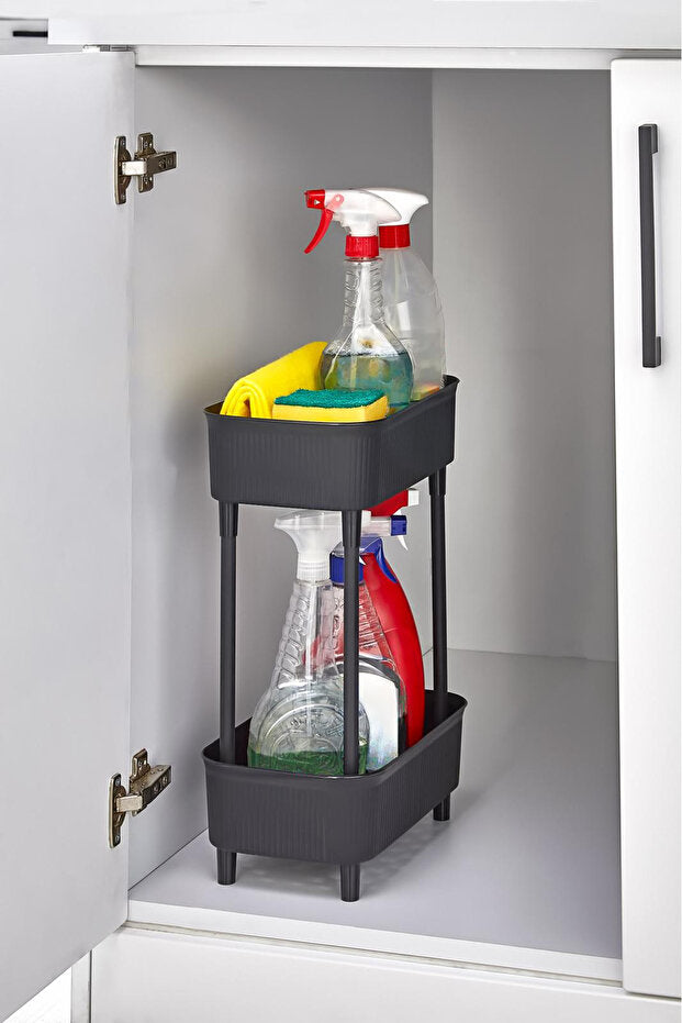 Organisateur de Rangement 2 Niveaux Multifonction