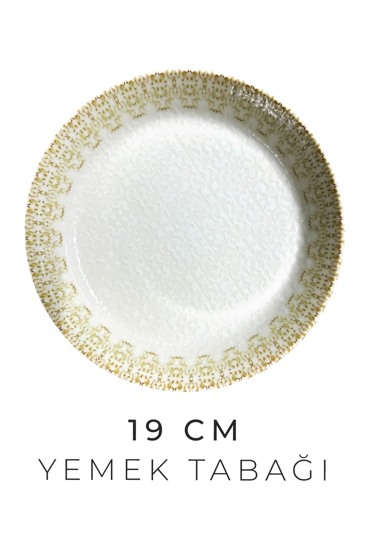 18 Parça 6 Kişilik Çiçek Valsi New Bone Porselen Yemek Takımı - Çorba Servis Yemek Tabağı Seti - Justyol