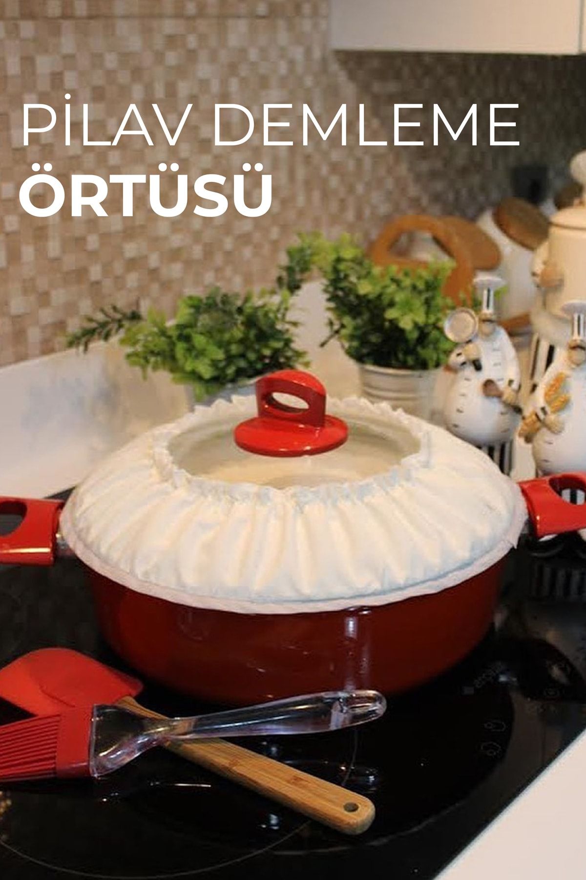 <tc>Couvre-riz pour cuisson vapeur – bonnet de casserole Demlematik</tc>