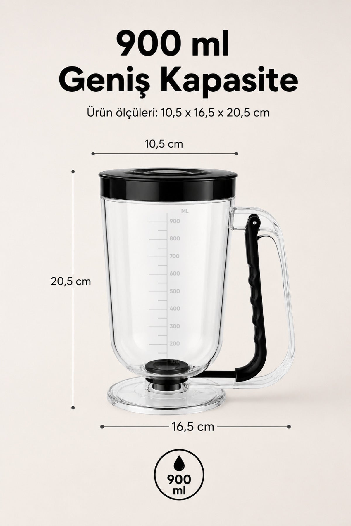 Distributeur de Pâte 900 ml – Verseur Anti-Goutte pour Pancakes, Gaufres et Muffins
