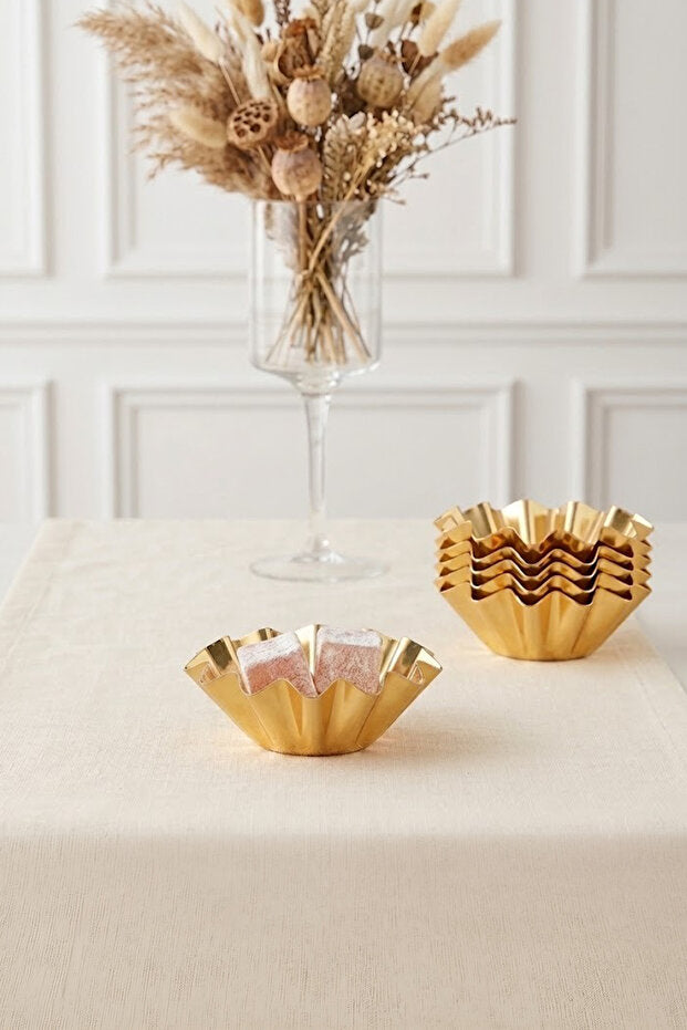 Lot de 4 Coupelles Décoratives pour Sucreries et Présentation Café