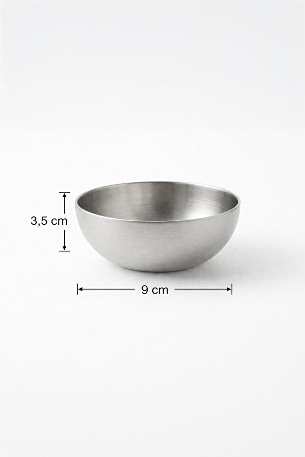 Bol Inox Multifonction 9 cm pour Sauces et Mezzés