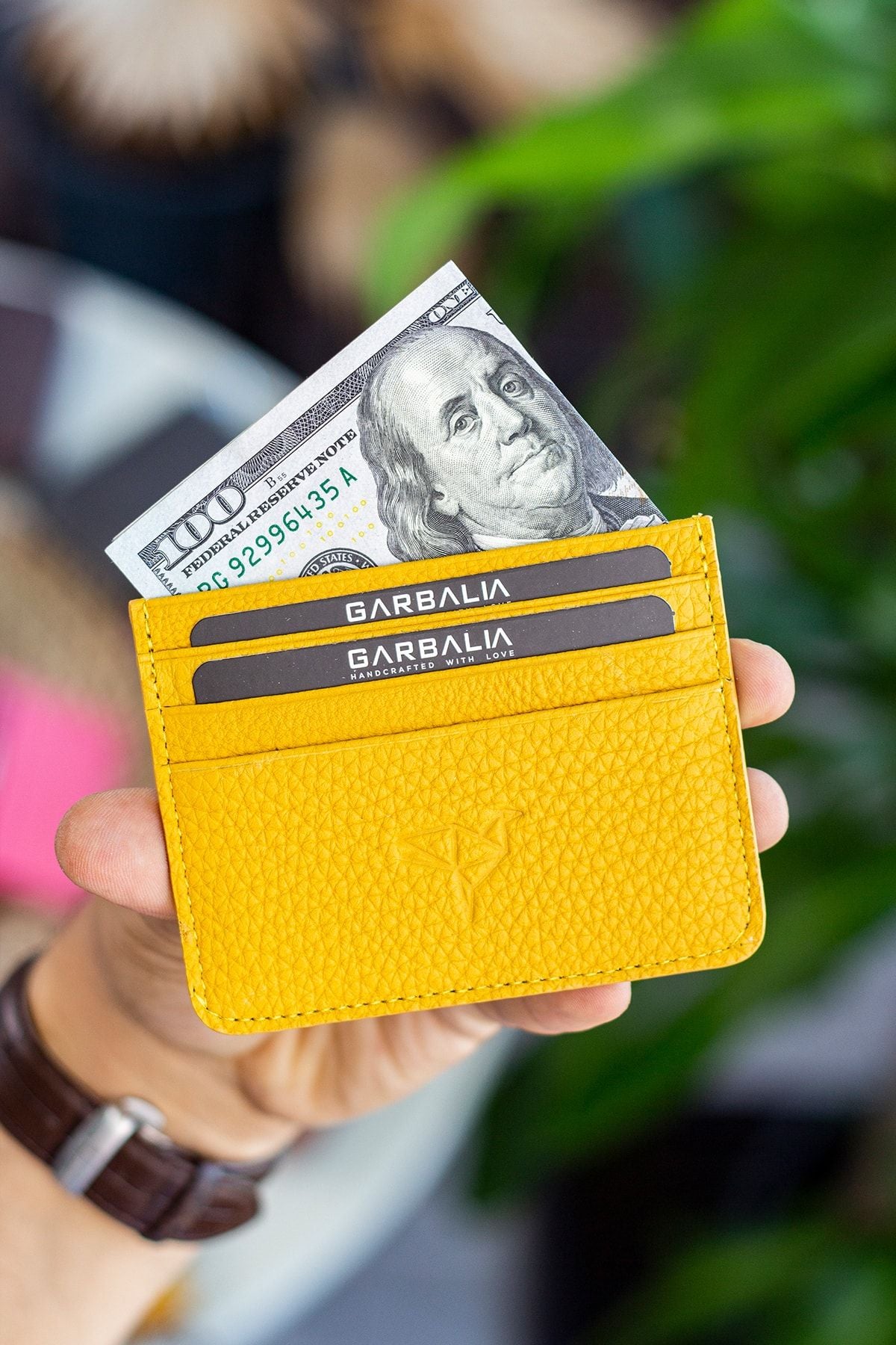 Cape Hakiki Deri Örgü Desenli Ince Unisex Siyah Kartlık - Justyol