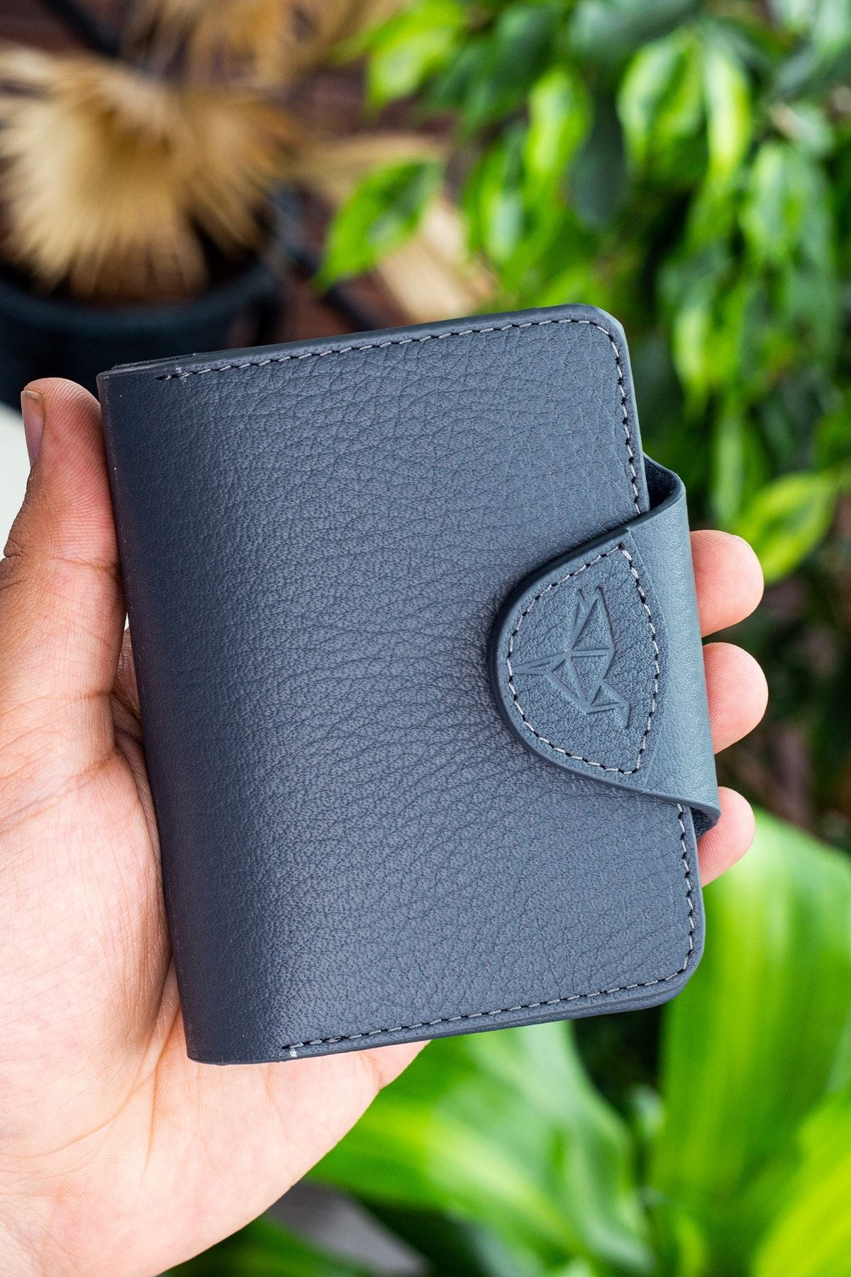 Luzern Hakiki Deri Ek Kartlıklı Mürdüm Unisex Cüzdan - Justyol