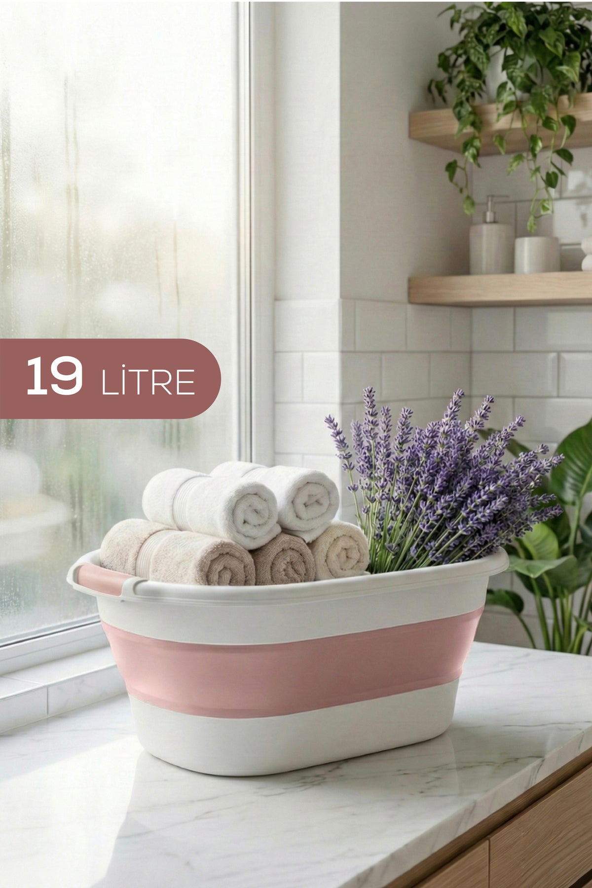 Panier Pliable 19 L Gain de Place à Design Accordéon