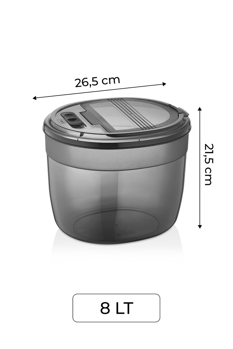 Lot de 4 Grandes Boîtes de Conservation Alimentaire Hermétiques avec Couvercle à Clips