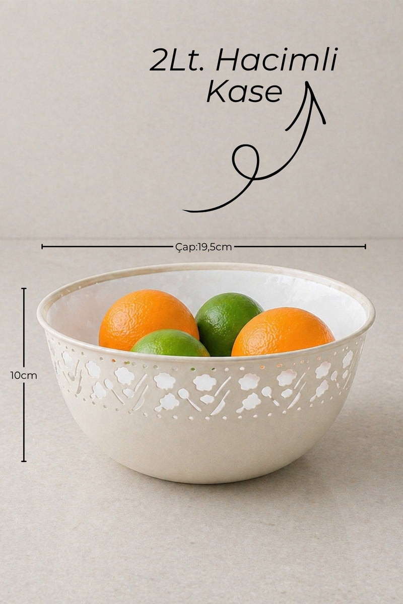 Set de 3 Pièces Passoire et Bols Multifonctions pour Cuisine