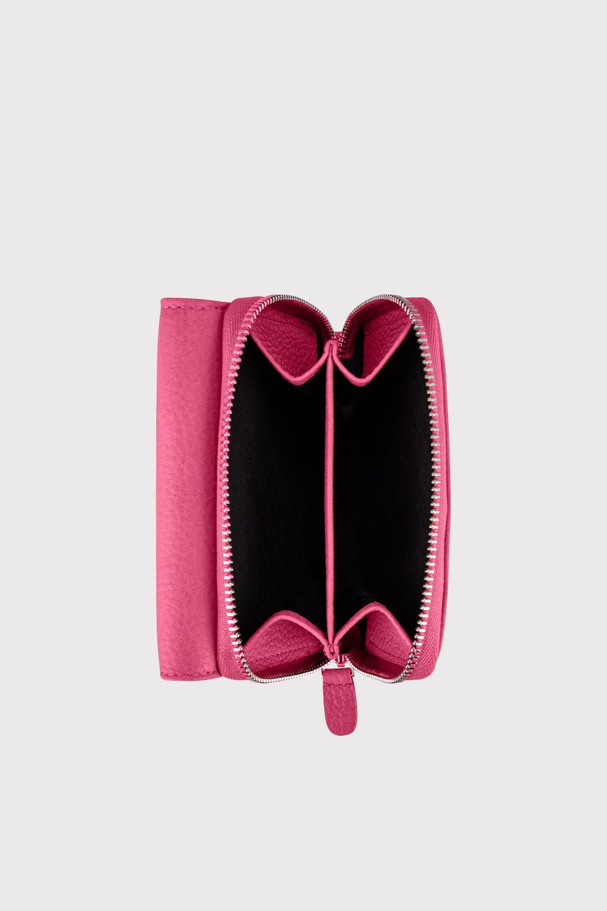 Moon Hakiki Deri Fuşya Kadın Cüzdanı - Justyol