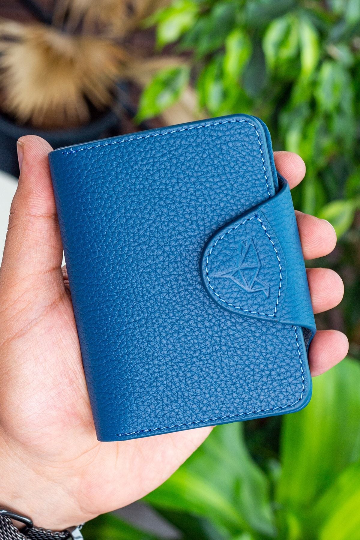 Luzern Hakiki Deri Ek Kartlıklı Mürdüm Unisex Cüzdan - Justyol