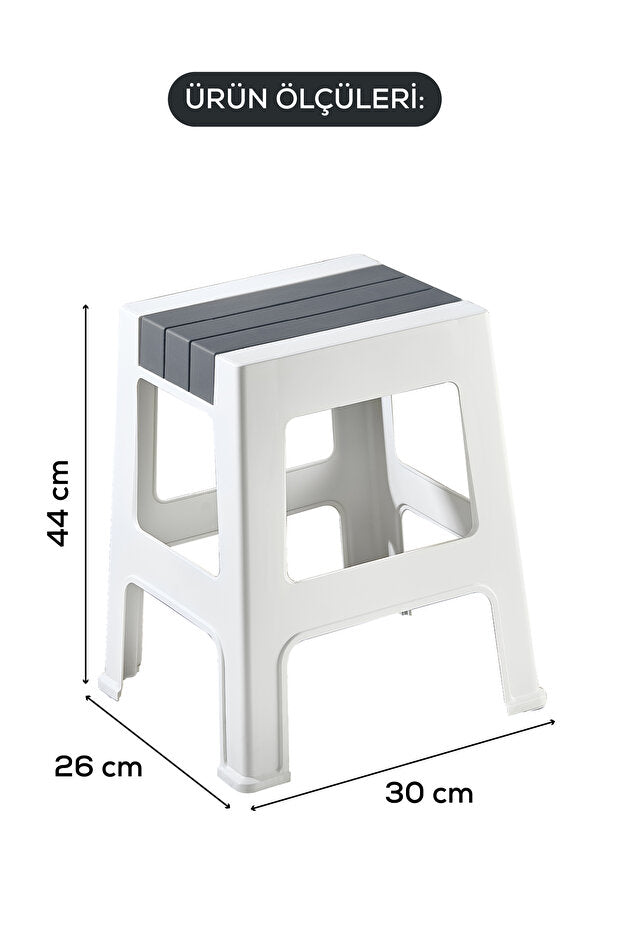 Grand Tabouret en Plastique Antidérapant – Tabouret Multifonction Robuste