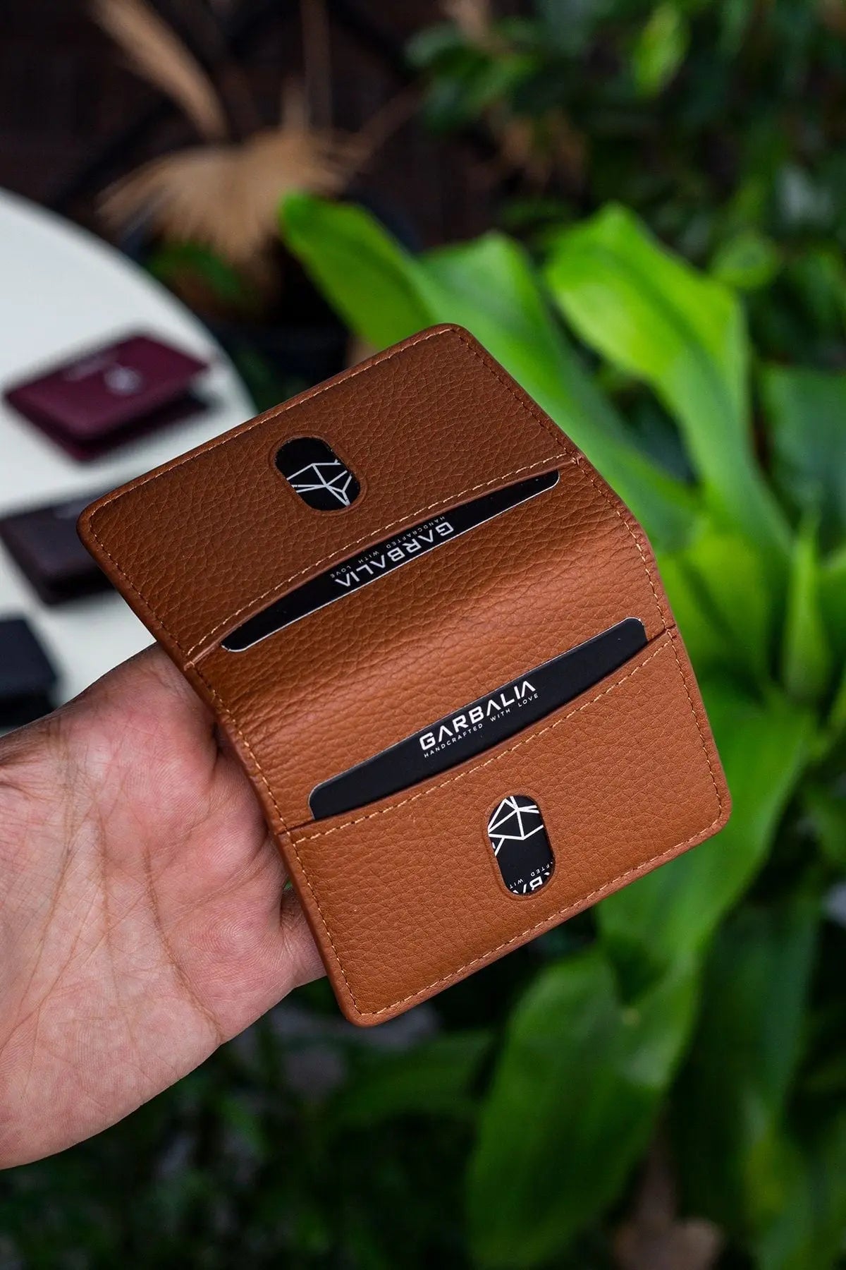 Nahita Hakiki Deri Slim Crazy Taba Kartlık Cüzdan - Justyol