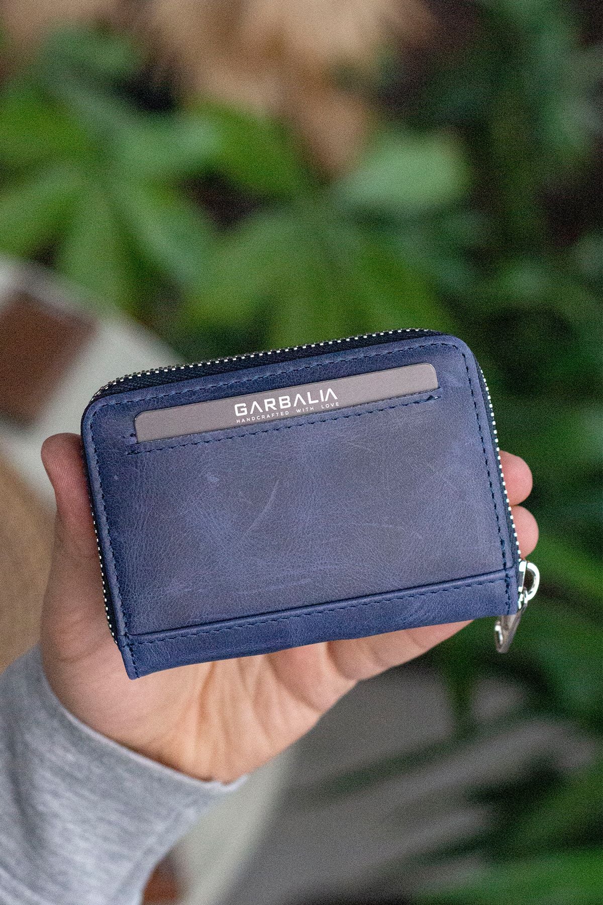 Sydney Hakiki Deri Bozuk Para Gözlü Fermuarlı Unisex Crazy Taba Cüzdan - Justyol