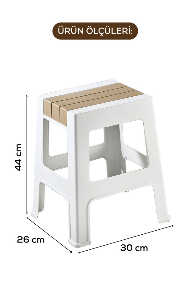 Grand Tabouret en Plastique Antidérapant – Tabouret Multifonction Robuste