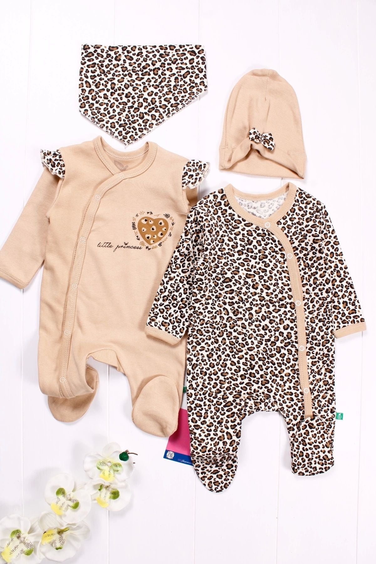 <tc>Ensemble de 2 pièces Little Leopard - Cappuccino</tc>