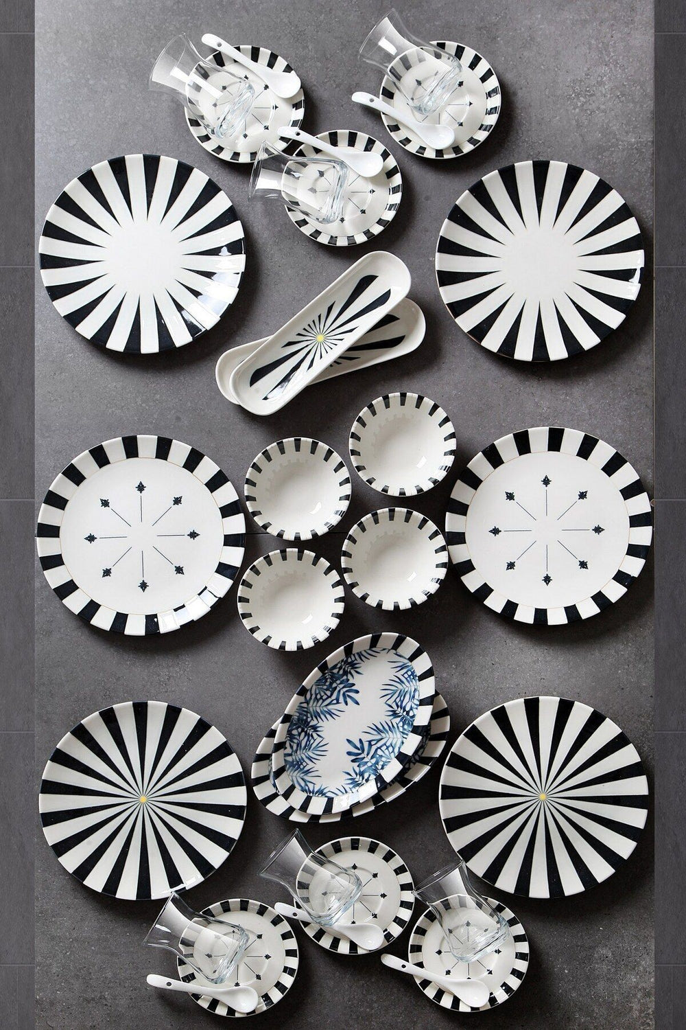 Service Petit-Déjeuner Majesty New Bone 32 Pièces pour 6 Personnes